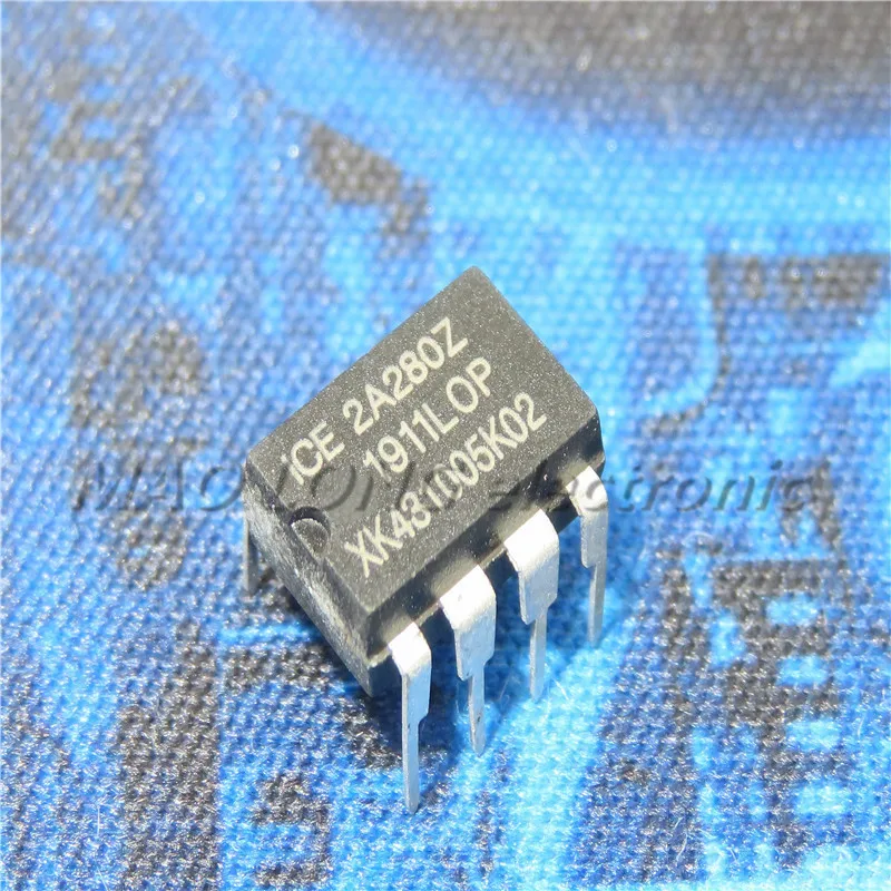 10PCS/LOT ICE2A280Z 2A280Z  DIP-8   Power management chip New In Stock