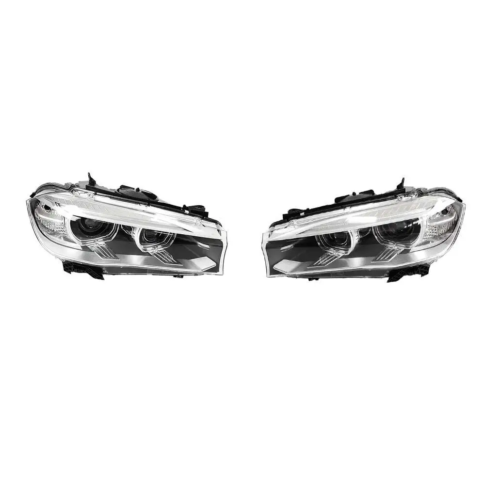 

Headlight Car For BMW X5 X6 F16 2014-2017 F15 Upgrade New Without LED Headlamps Original Quality Xenon Upgrade LED High Fitting