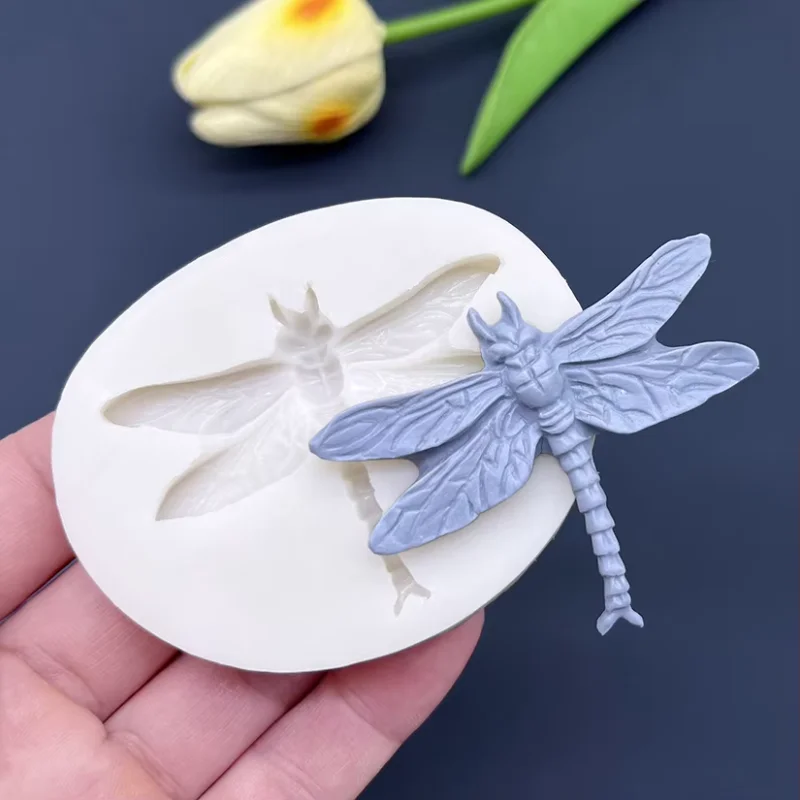 

Dragonfly Silicone Sugarcraft Mold Resin Tools Cupcake Baking Mould Fondant Cake Decorating Tools