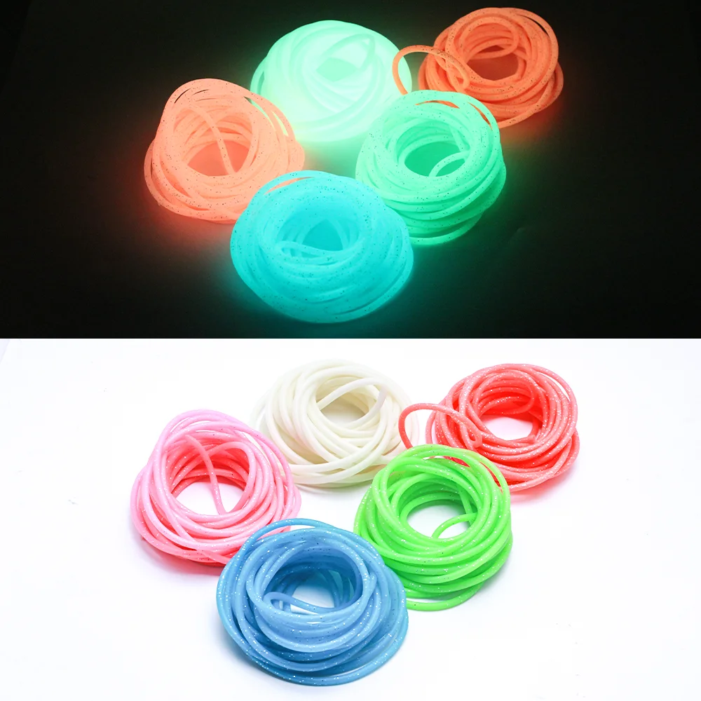 5 Meter lange, leuchtende Angelröhren, weiche, bissfeste, fluoreszierende Leuchtröhre für Nachtangeln, Zubehör für Meeresangeln. – Detail 2