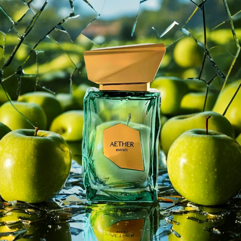 

100ml Fresh Fruity Perfume Green Apple Bergamot Musk Amberwood Long Lasting Eau De Parfum Unisex Aromatic Clean Fragrance