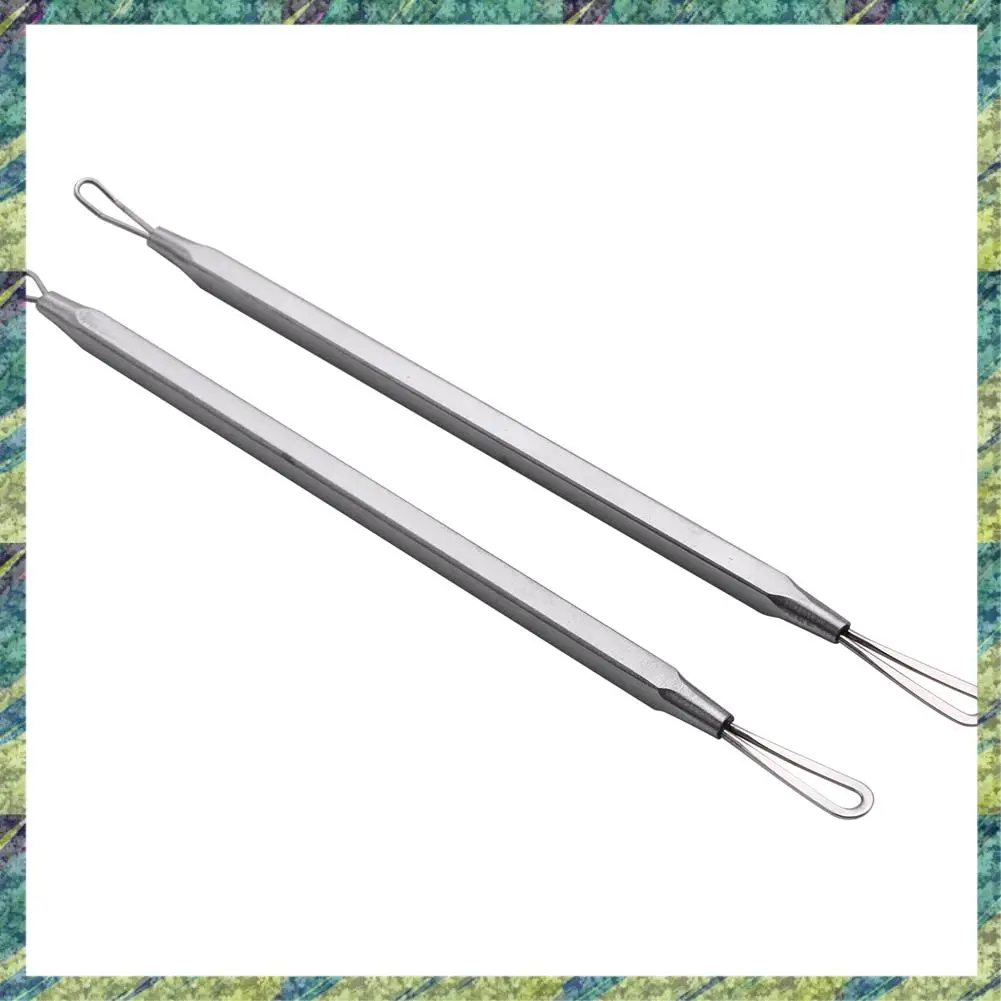 Nana 16X Kit de herramientas profesional para quitar cabeza negra Extractor de imperfecciones de espinillas y acné de acero inoxidable