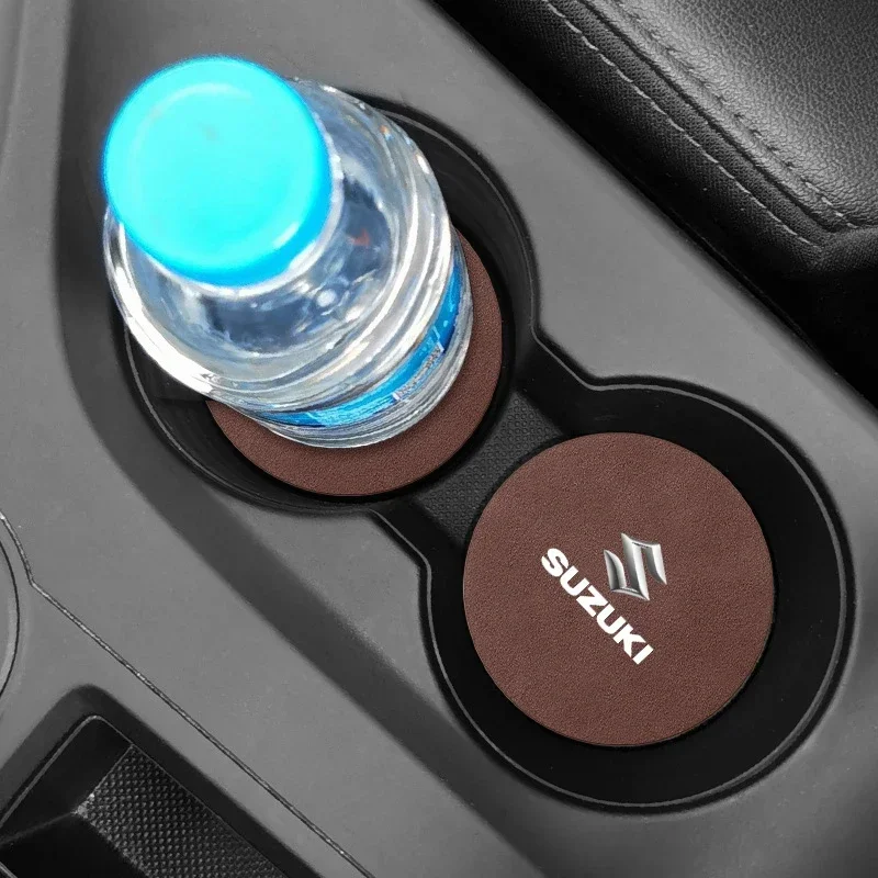 1/2 قطعة سيارة الداخلية المضادة للانزلاق إدراج كأس الوقايات لسوزوكي سويفت الساموراي فيتارا SX4 جيمي ألتو كايزر Ingnis اكسسوارات السيارات #5