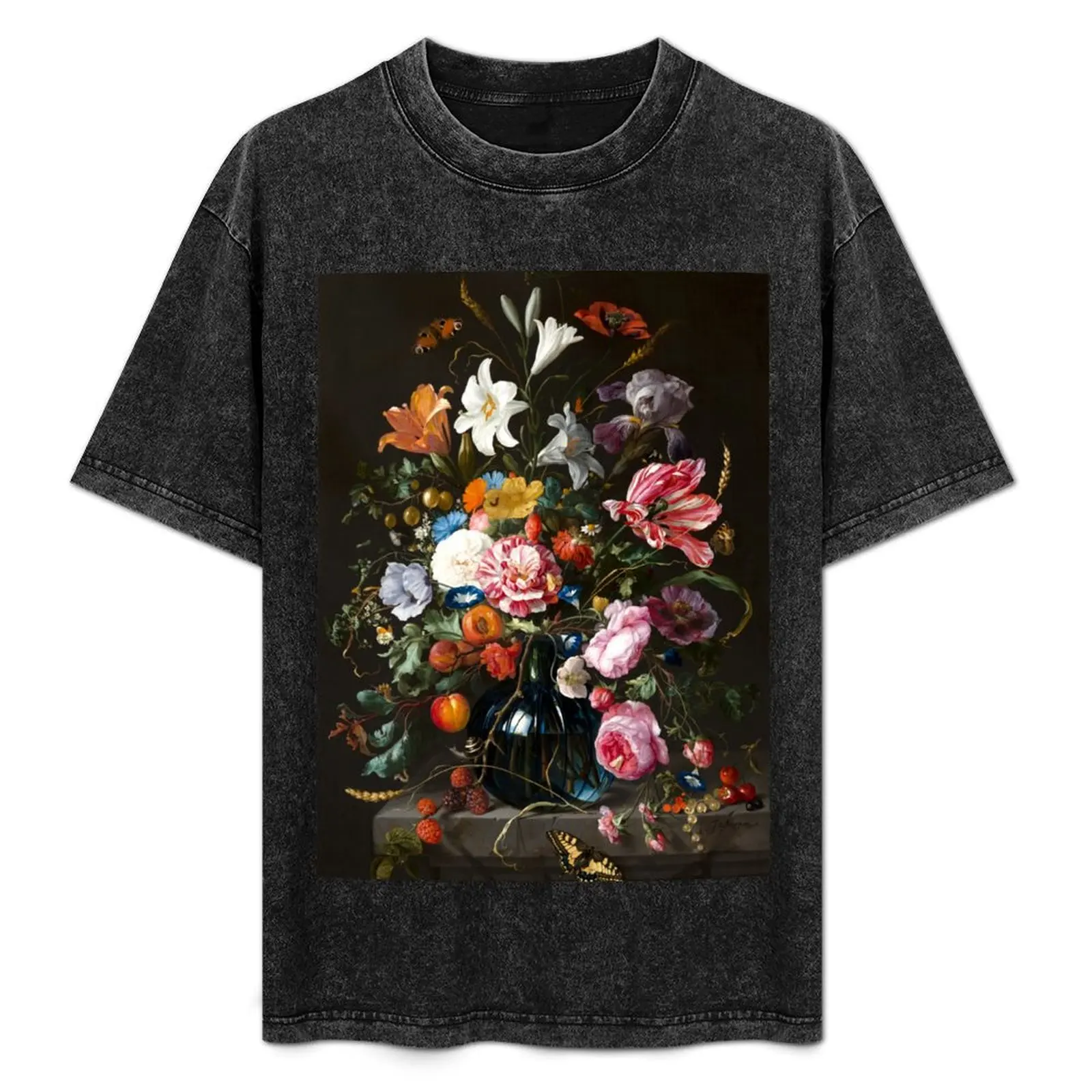 

Jan Davidsz. de Heem Still life with Flowers T-Shirt Sweat Resistant Workout Tee Shirt
