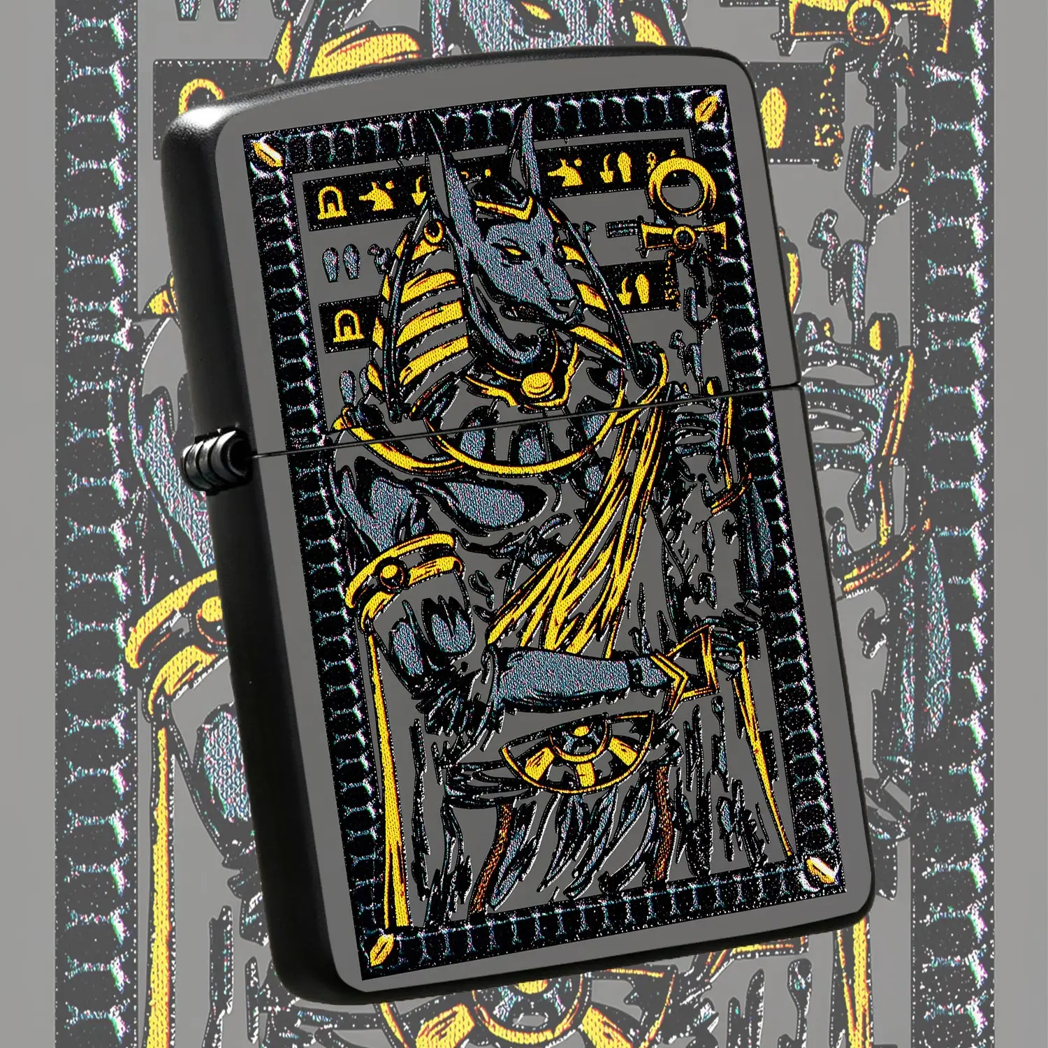 Ancient Egyptian Anubis Themed Portable Accessory Retro Mythology Style Unique Trendy Desktop Ornament Practical Daily Carry Item Thoughtful Gift For Friends Niche Commemorative Piece Suitable For All Scenarios Decorat A Humorous And Intere