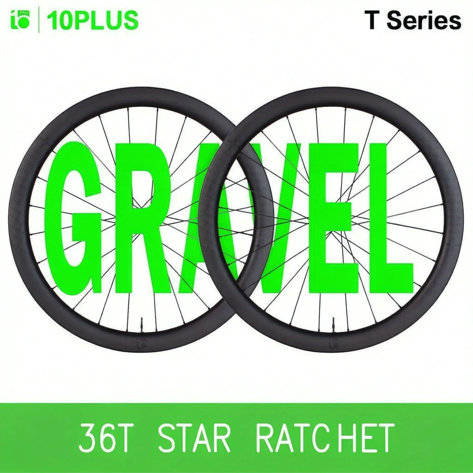 AliExpress NONE 10PLUS Gravel Carbon Wheels 700C Disc Brake Tubeless Ready Center Lock 36T Star Ratchet Hub 38/45mm Pillar 1423 Spokes