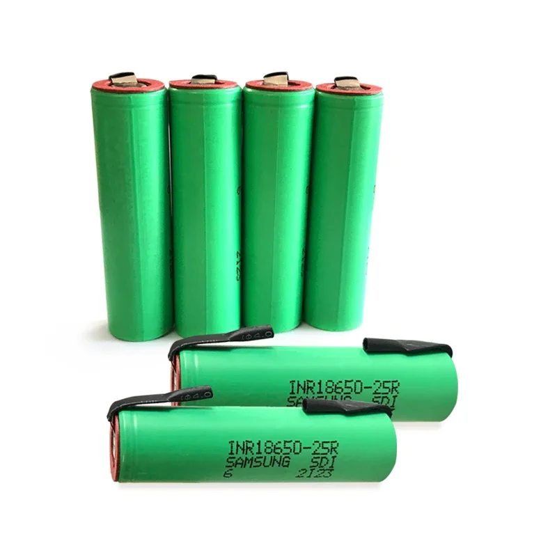 

3.7V 18650 2500mAh battery 25R 3.6V discharge 20A dedicated Power batteries + DIY Nickel sheet