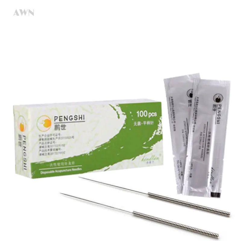 

Hot Sale Sharp Acupuncture Needle with Tube Single Use Sterile Massage Beauty Filiform Needle Stainless Steel Handle New