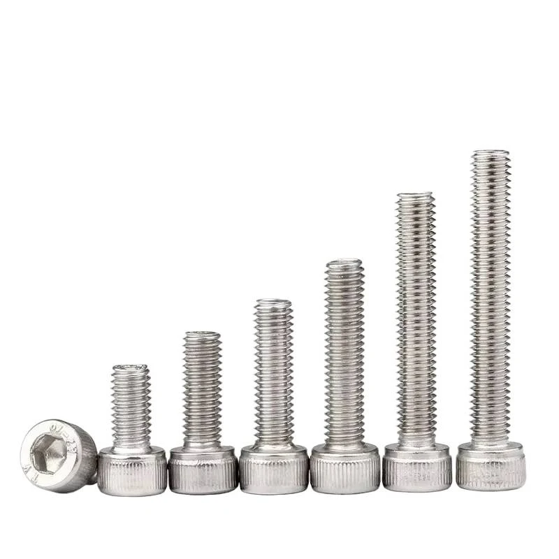 304 Stainless Steel M4 Hex Socket Cap Head Screws DIN912 / Allen Bolts 4mm Diameter 4/5/10/12/30/35/40/45/100/110/120/130/150mm
