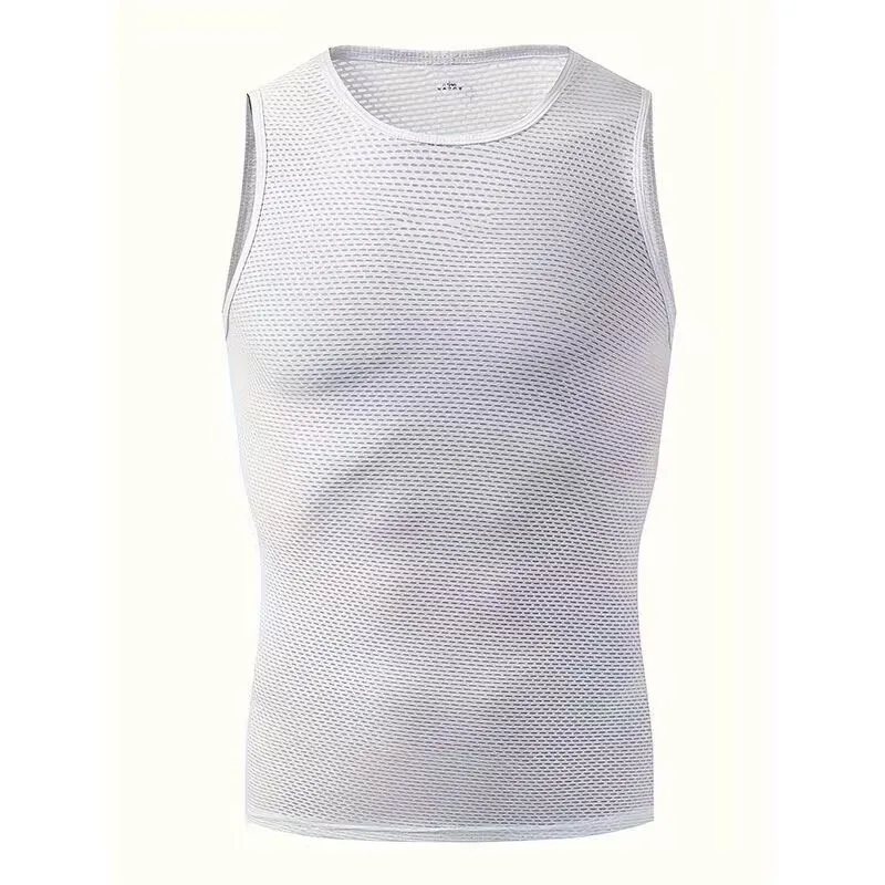 Radfahrer-Baselayer Radfahrer-Unterhemd Schnelltrocknende Unterwäsche Ärmelloses Radtrikot MTB Rennrad-Trikots