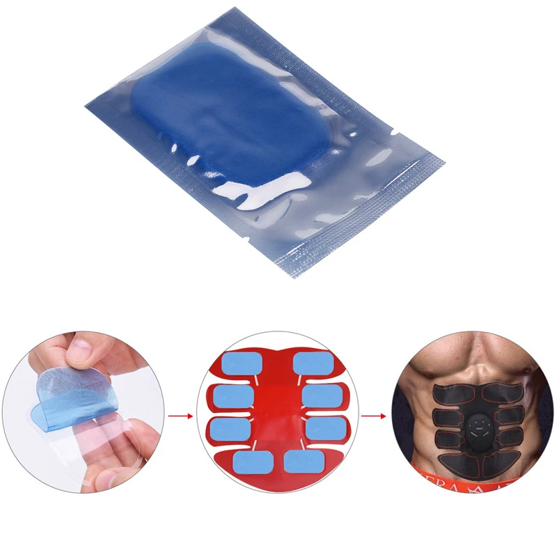 Gel Pads for EMS Abdominal ABS Trainer Muscle Stimulator Exerciser Replacement Massager Gel Patch Fitness accessories