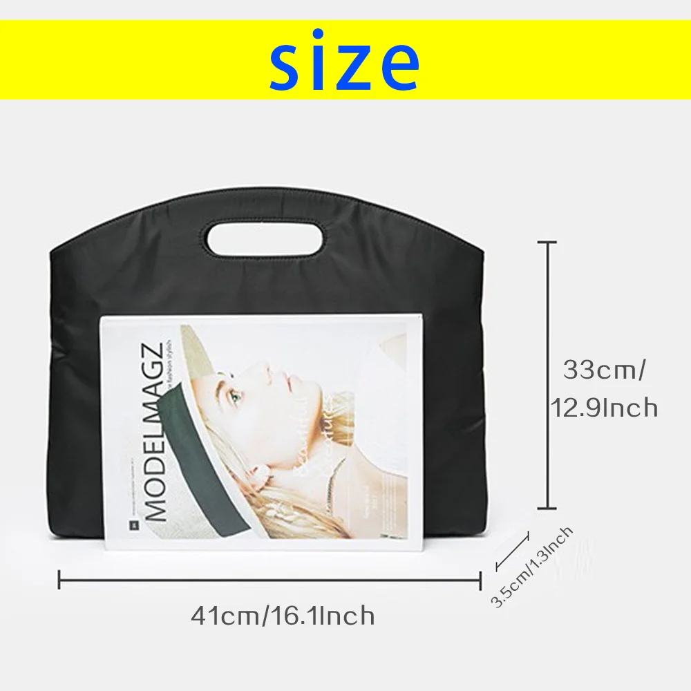 Briefcase Bag Business Office Handbag Laptop Computer Tote Bag Fashion Hand Pattern Printed Conference Document Material Handbag