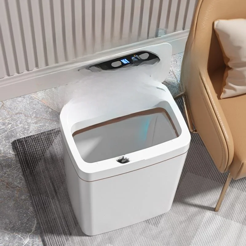 

Новая умная автоматическая водонепроницаемая корзина для мусора большой вместимости для гостиной и ванной комнаты, высококачественная корзина для бумаг, для домашней уборки