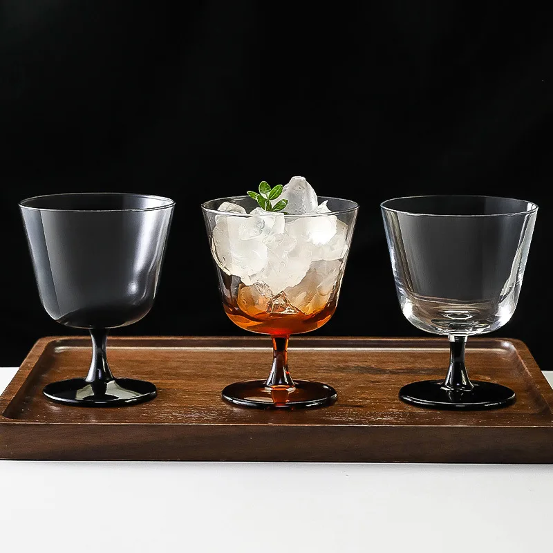 Thin Glass Cup for Iced Americano Latte Cocktail Lightweight Drinkware