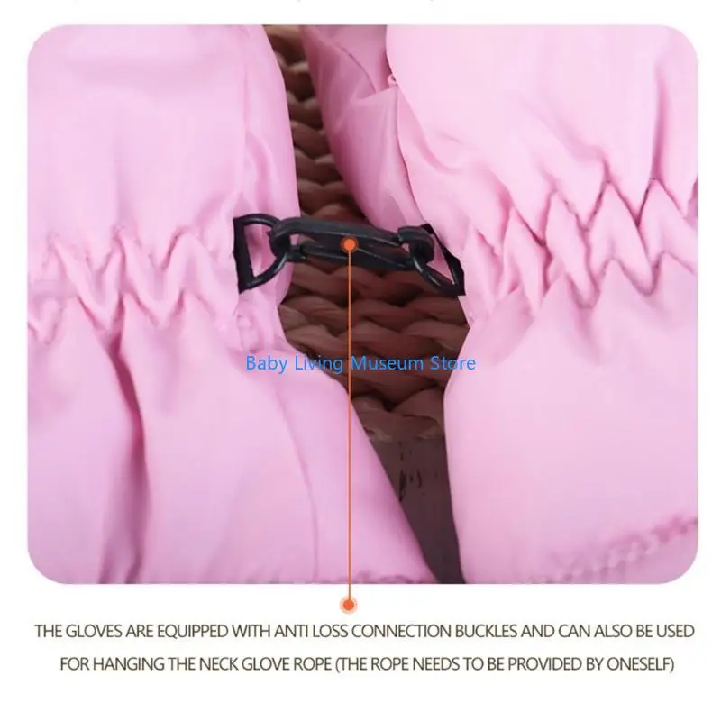 

P31C Детские лыжные перчатки на открытых велосипедных перчатках зимние теплые водонепроницаемые в течение 3-6 лет