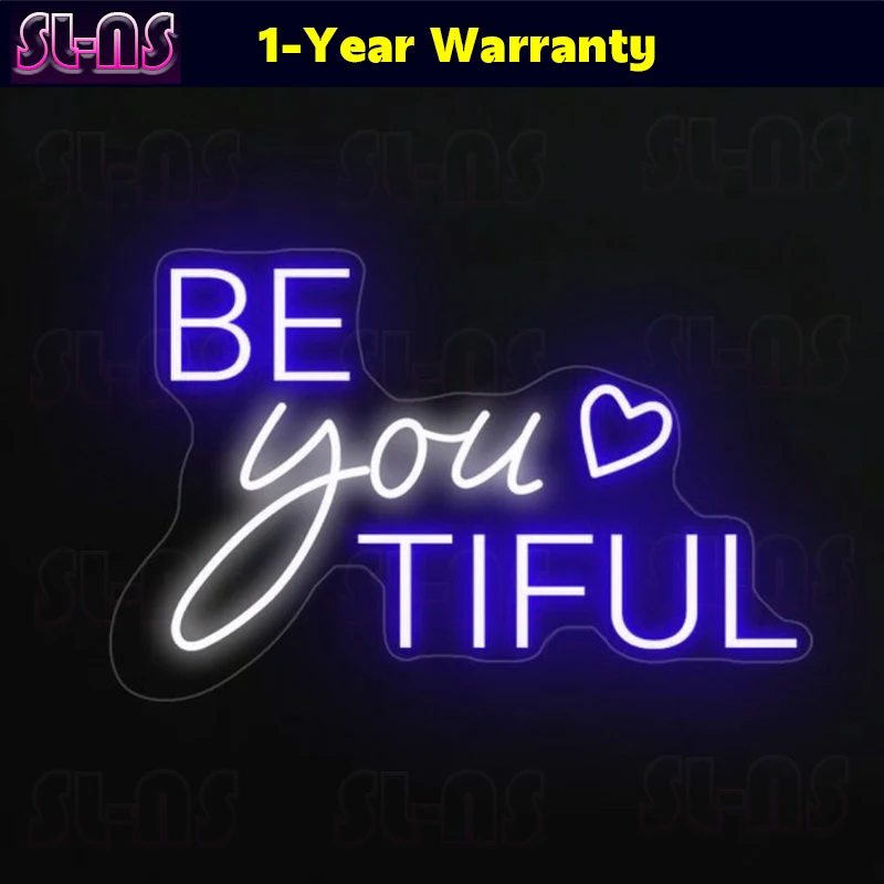Be You Tiful Neon Sign Custom, Beauty Salon Neon Sign, Custom Neon Sign, Hair Salon Neon Sign, Salon Decor, Business Neon Sign B