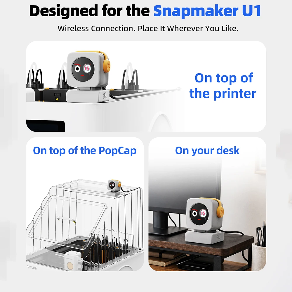 BIQU PopKnomi Status Smart Display For Snapmaker U1 1.28