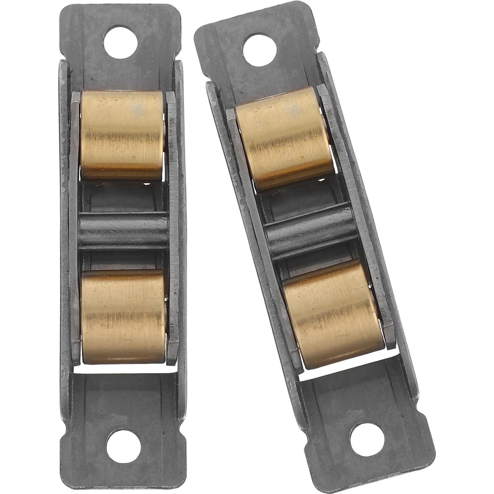 

Комплект из 2 роликов для раздвижных стеклянных дверей, усиленные, с двойными колесами и подшипниками, бесшумные, металлические, для патио-дверей, замена для оконных роликов