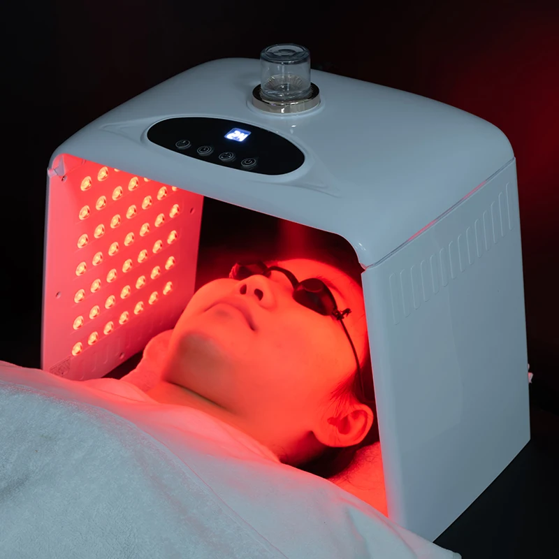 Professional 7 Colors PDT LED Mask Facial Red Light Therapy Skin Rejuvenation Device Face Lift Anti Wrinkle Beauty Machine LESEN