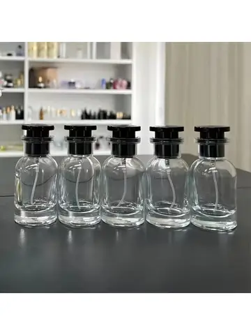 1/5PCS 30ml Perfume Bottle Spray High-end Glass Portable Travel High-end Perfume Bottle Empty Containers