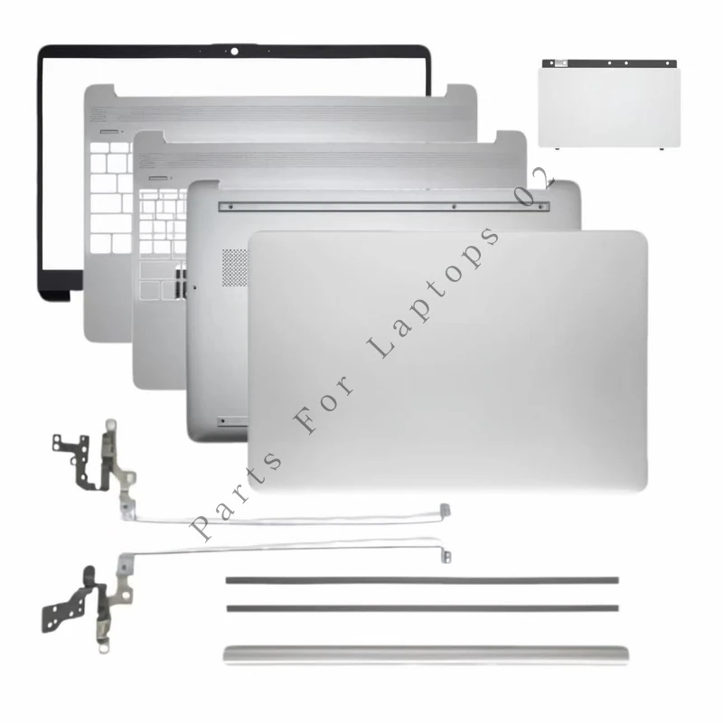 PP New FOR HP 15S-ER FR FQ 15-EF DY Q222 LCD Back Cover+Bezel+Hinges/Palmrest/Bottom