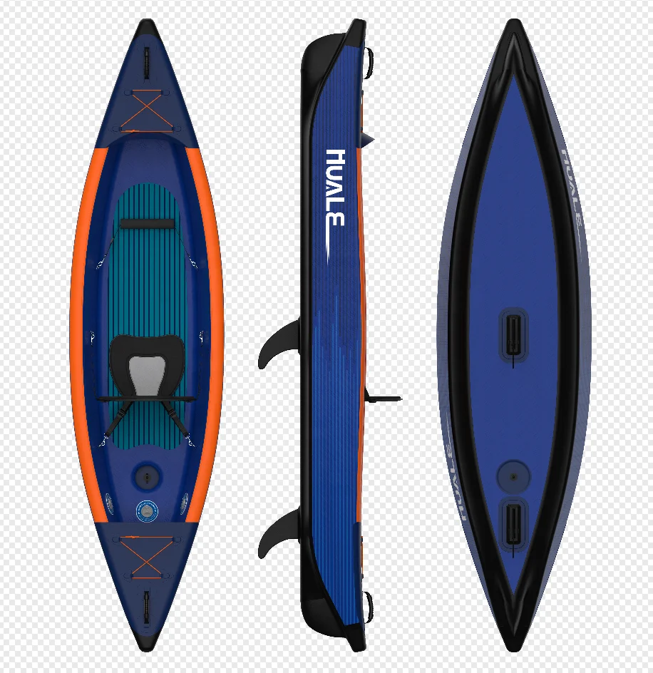 Canoas de kayak de pvc duradero, kayak plegable, kayak inflable doble para 2 personas, venta al por mayor