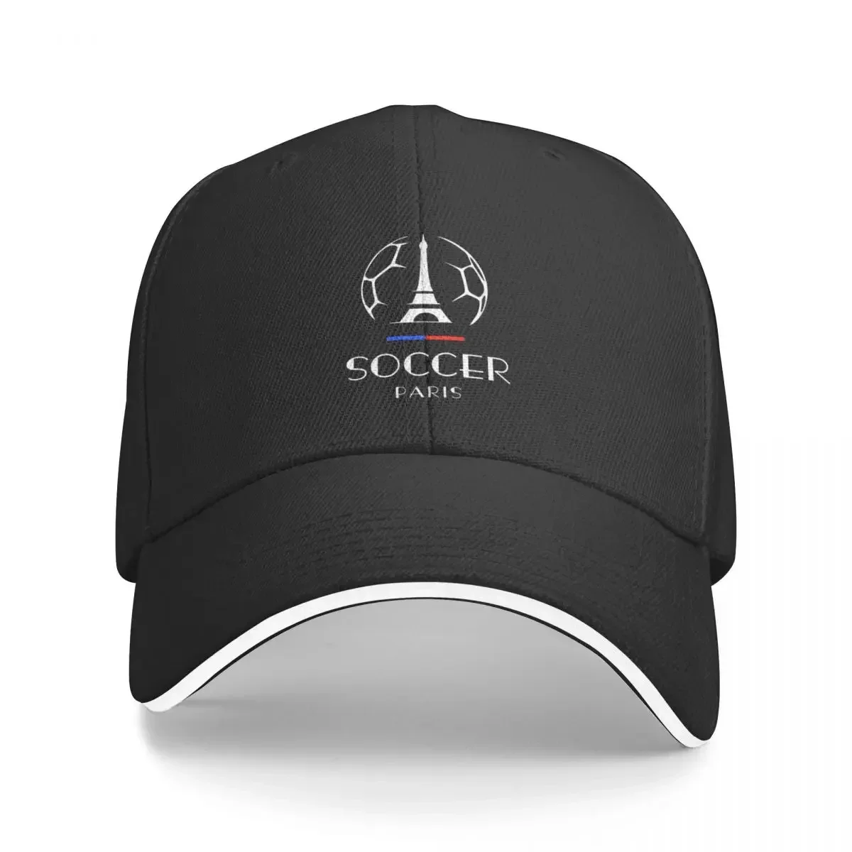 

SOCCER PARIS Flag Football Eiffel Tower Baseball Cap summer hat Kids Hat Ball Cap Beach Outing Men Caps Women's