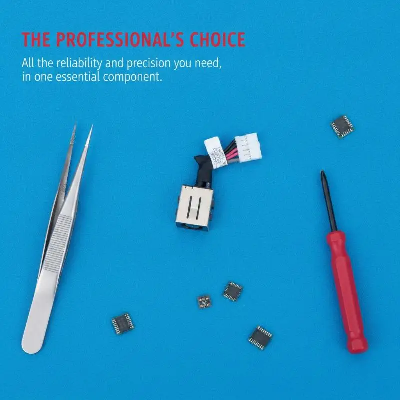 ∘Laptop DC Power Jack Replacement Sturdy Wear-Resistant Compatible for E5580 Precision 3520 Notebook Repair Motherboard Parts