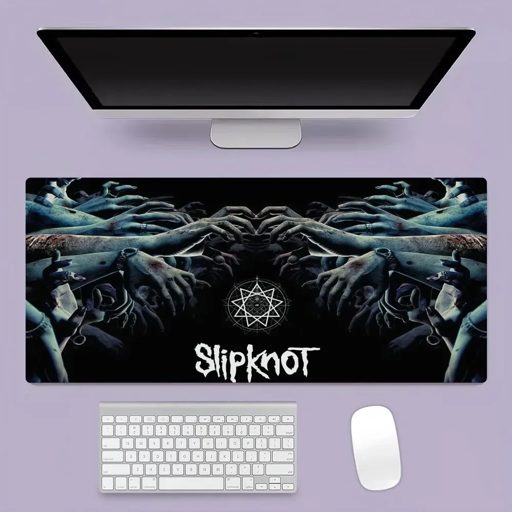 Band S-Slipknot B Mousepad Office Large Mouse Mat Keyboard Mats Rubber PC Computer Game Big Anti-slip Mice Mat