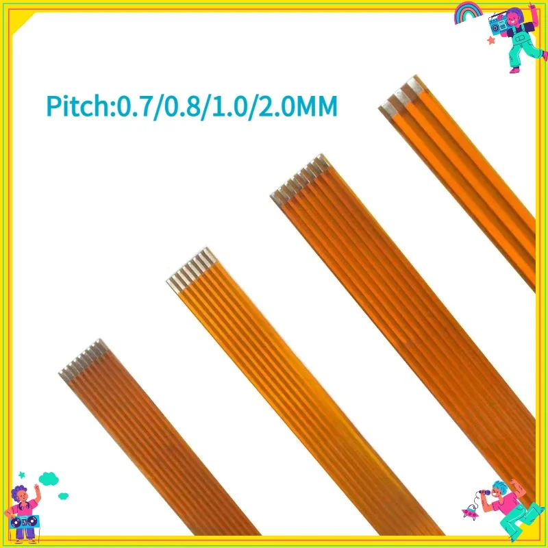 2PCS  New  FPC FFC Cable PCB Wire Connector 0.7/0.8/1.0mm Pitch 3 4 5 6 8 10 12 14 16 18 20 24 26 30 36 40 Pin  Cable Connector