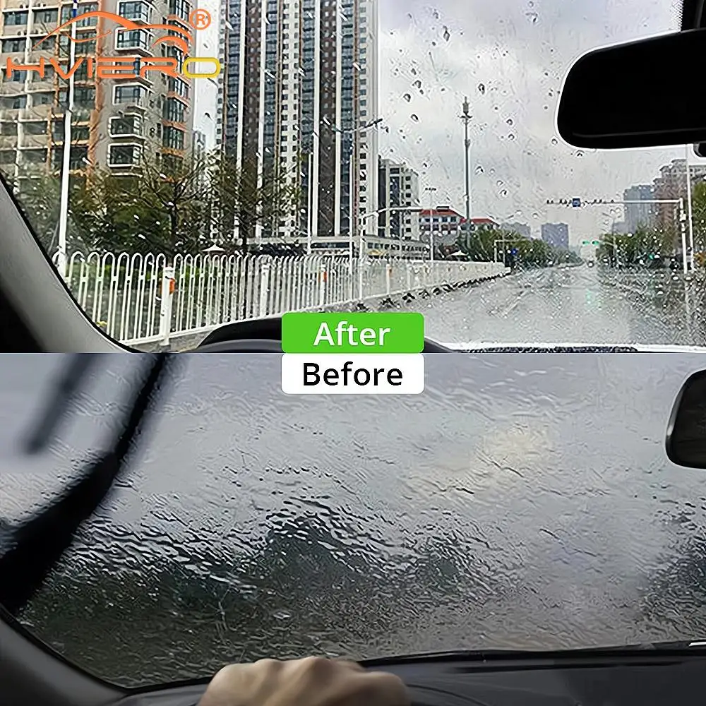 50/100/300ml Glass Long Lasting Ceramic Windshield Nano Hydrophobic Protection Coating Safe Driving Clear Vision Car Accessorie