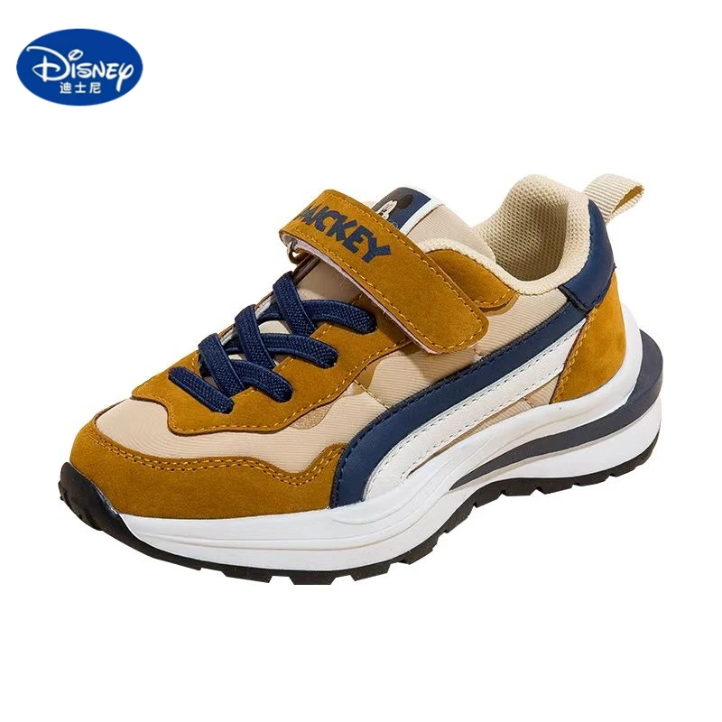 디즈니 키즈 슈즈 2025 가을, 통기성 논슬립 스니커즈 소년 소녀용, 캐주얼 웨어
