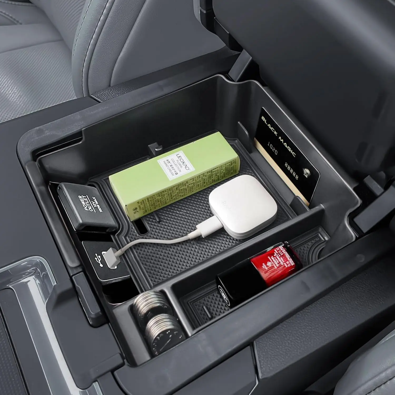 

Kptidy Center Console Organizer for 2022-2025 Acura MDX Interior Middle Armrest Storage Insert Compartment Divider Insert Tray
