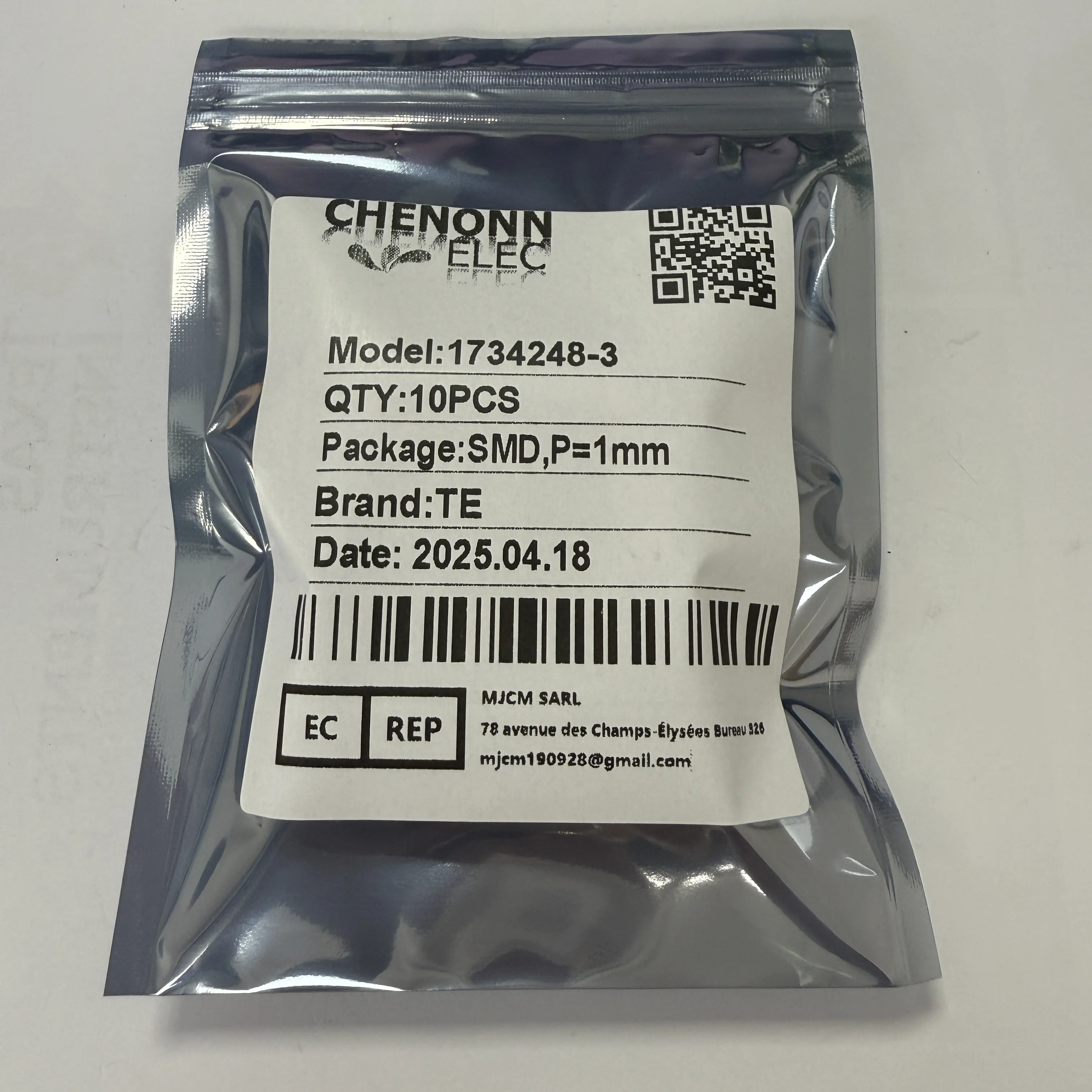 10PCS/LOT 1734248-3 (FFC/FPC Connectors)