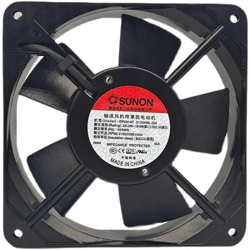 NEW For DP201AT 2122HBL.GN 12025 220V 240V 12cm AC chassis cabinet fan cooling fan 120*120*25mm