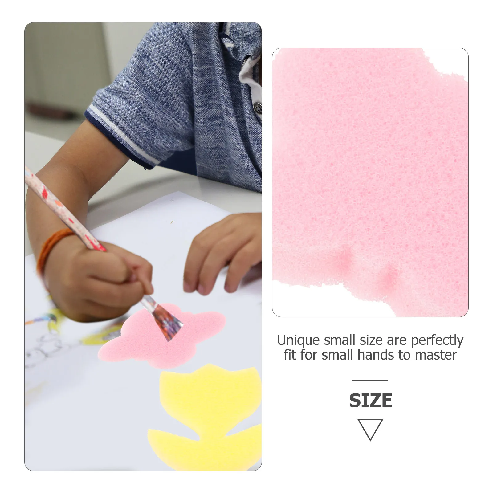 

Ciieeo Toddler Play Set 24Pcs Kids Tool Sponge Painting Shapes Animal Pattern Assorted Random Color Bulk Learning Toys