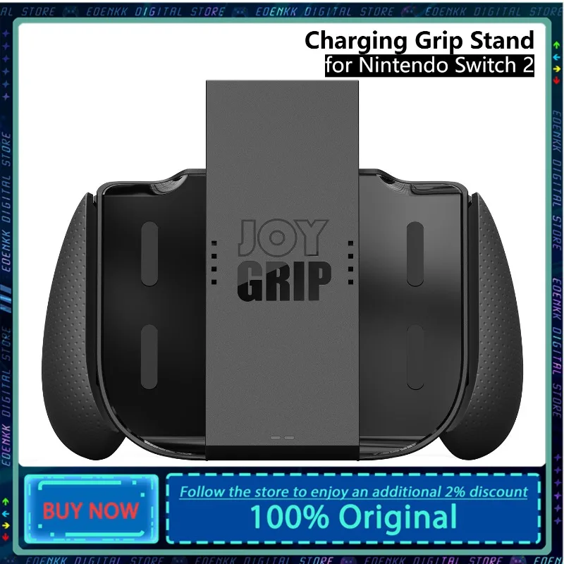

Charging Grip Stand for Nintendo Switch 2 Anti - Slip Handle Grip, Vertical Holder for Joy - con, Charging & Comfortable Holding
