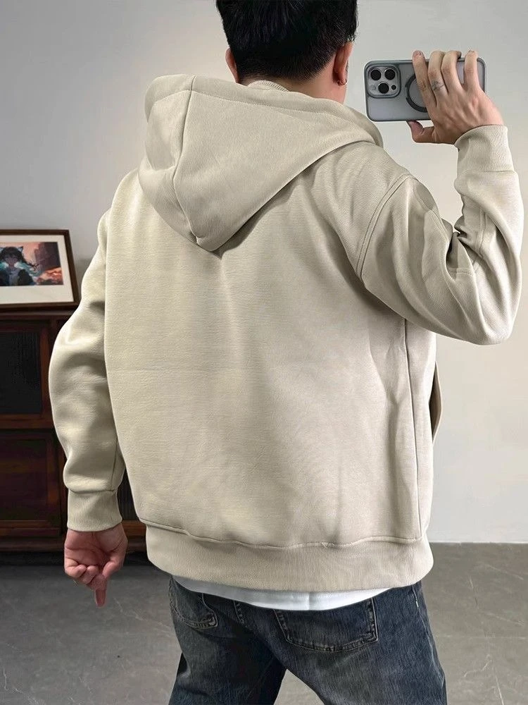 

Однотонные мужские толстовки больших размеров, хлопковая одежда Y2k, эстетичная толстовка пастельного цвета, корейский стиль, высококачественные толстовки для мужчин