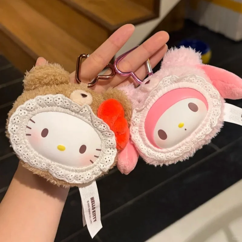 

Sanrio кулон слепая коробка семейный пушистый медведь серии Cinnamoroll Kt Pochacco Melody Kuromi Kawaii аниме фигурка украшения игрушки