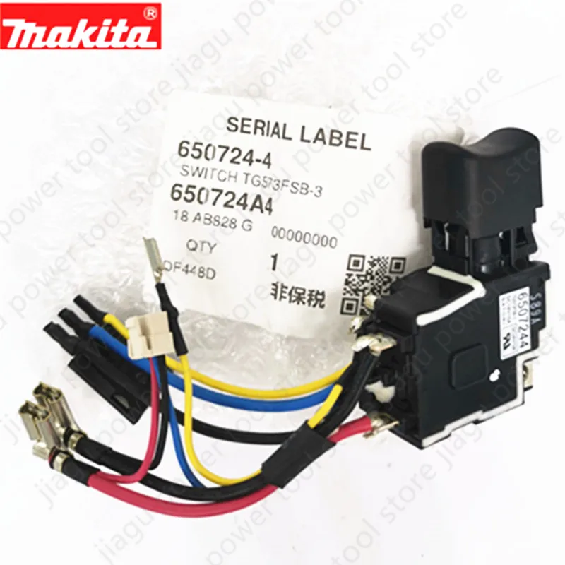 Switch for MAKITA 650724-4 DDF458 DHP448 DHP458 DDF448 BHP458 BHP448 BDF458 BDF448