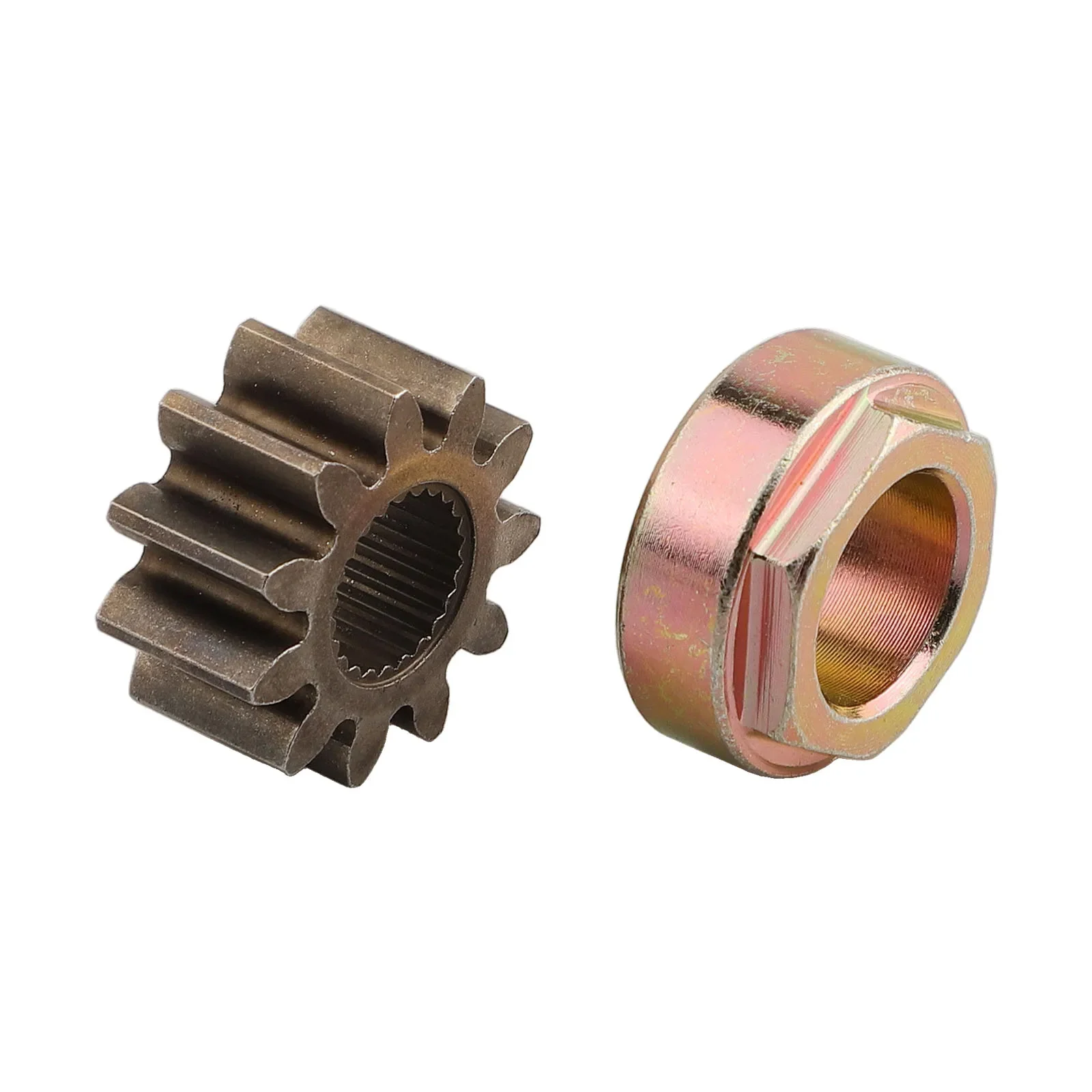 Replacement Pinion Gear With 11 Teeth And Center Splines And 7/8 OD Hex Bushing For For CADET 717-1554 741-04237A 741-04237B