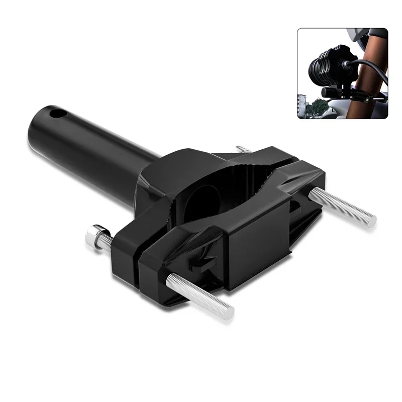 Universal Mount Bracket Alloy Motorcycle Bumper Modified Headlight Stand Spotlight Extension Pole Frame Extension Bracket image 3