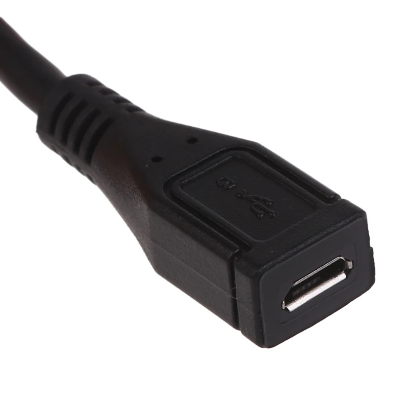 مايكرو USB أنثى إلى نوع c أنثى محول مهائي كابلات OTG شحن ونقل البيانات موصل كابل 40 واط 480 ميجابت في الثانية