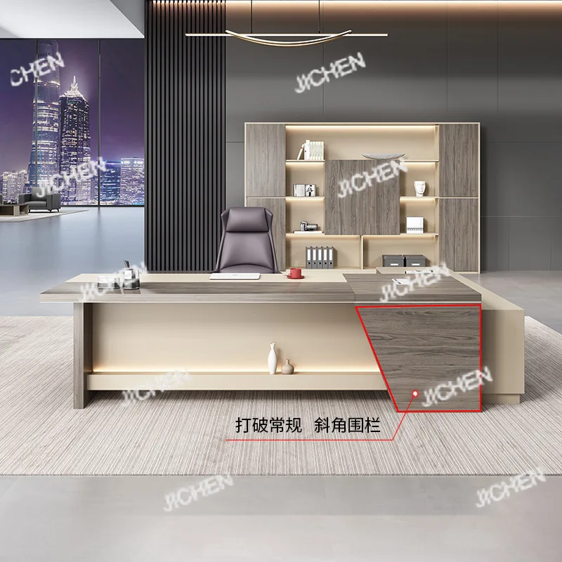 

Стол Boss, простой современный офисный стол и комбинация стульев, большой стол, стол супервизора, стол менеджера, президент