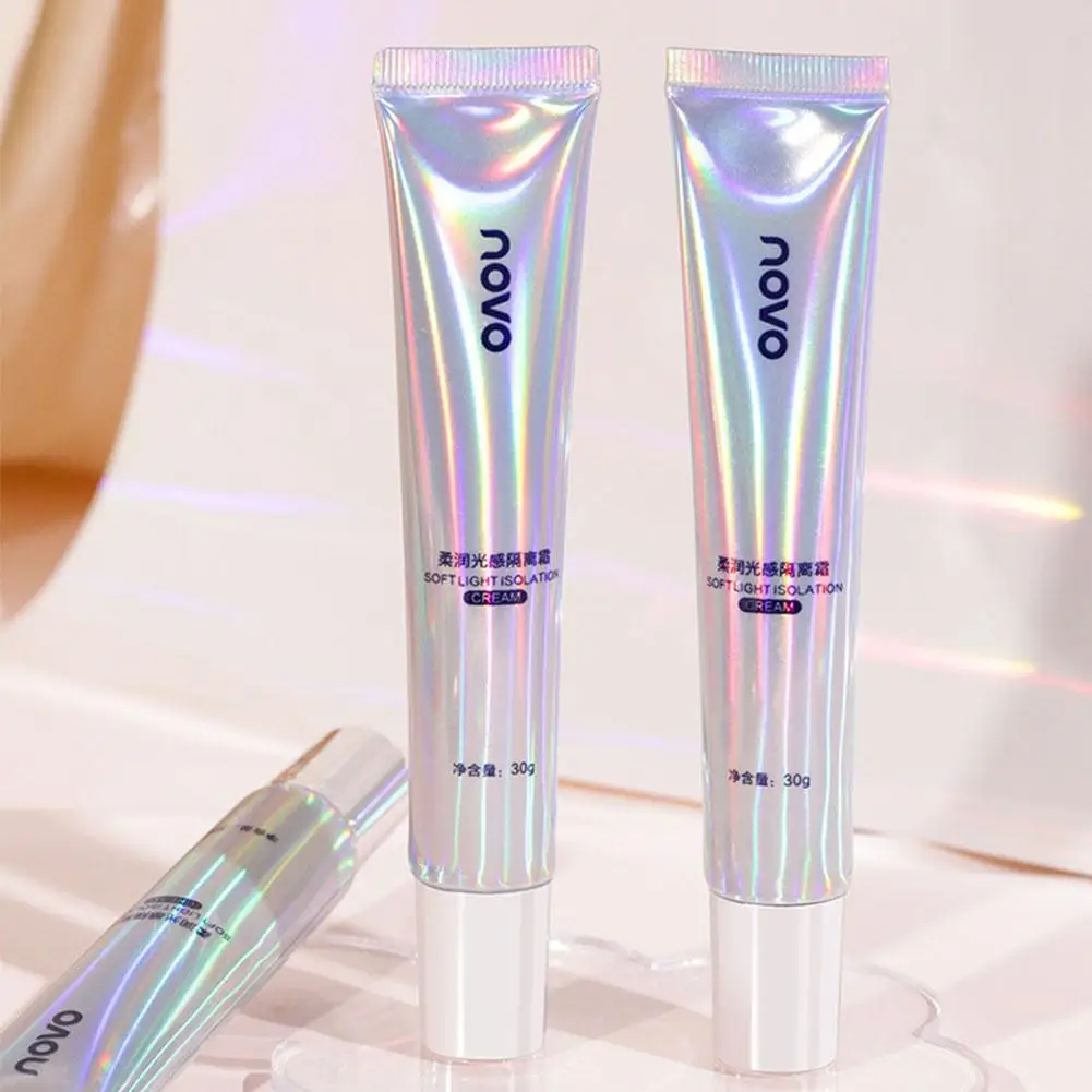 Base d'apprêt de maquillage, fond de teint correcteur d'isolation hydratante, Base faciale pour Pores invisibles, éclaircit le teint de la peau, cosmétiques de maquillage