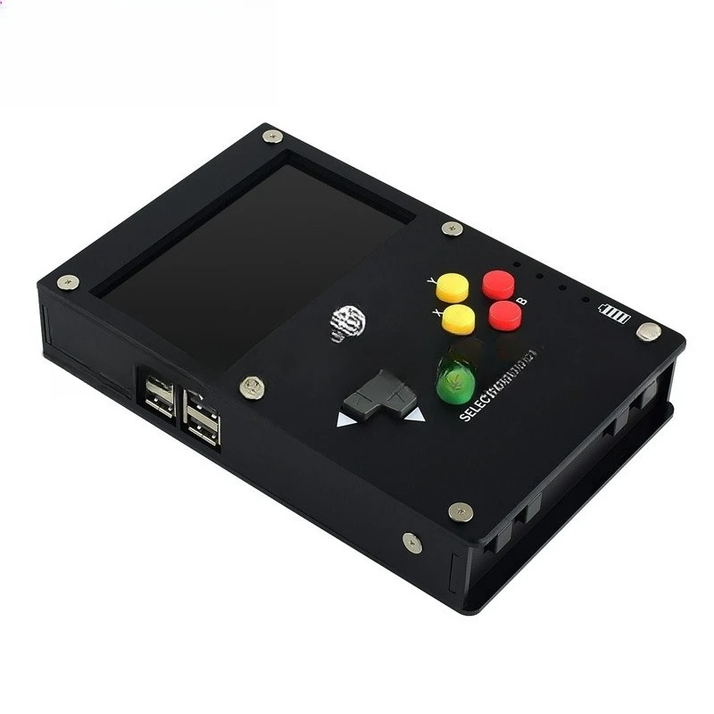 

Raspberry Pi 4b/3b + handheld game console, retro game console, arcade gamepad 4.3-inch IPS screen