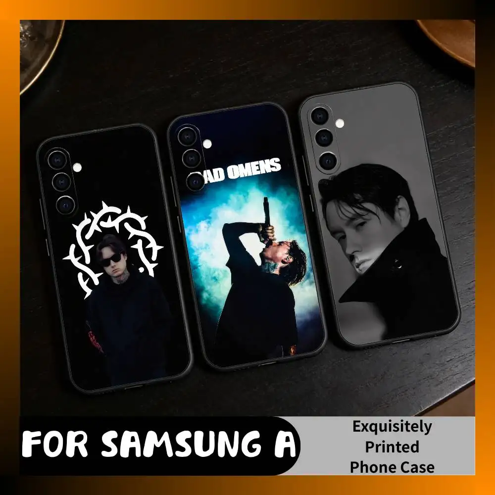 

Noah Seb B-Bad Omens-s Phone Case For Samsung Galaxy A73,A72,A71,A70,A52,A51 Others Soft Black Cover