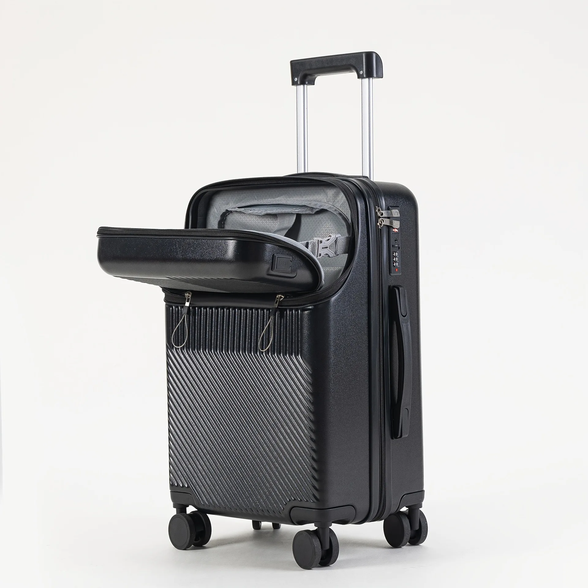 

Carry On Luggage Hard Shell Suitcase With