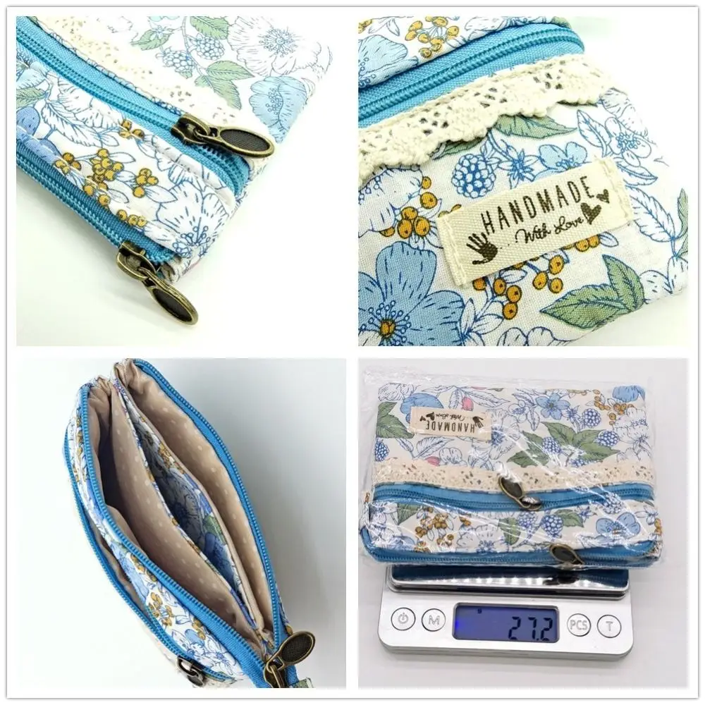 

Cute Waterproof Coin Bag Short Zipper Simple Purse Multi-function Handbag