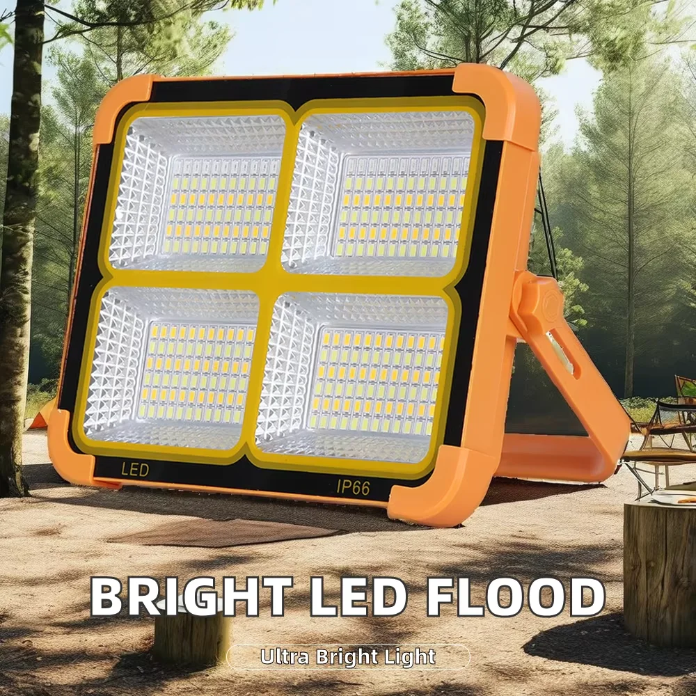 

Portable solar lamp LED tent lamp charging lamp emergency night market lamp outdoor camping lamp floodlight